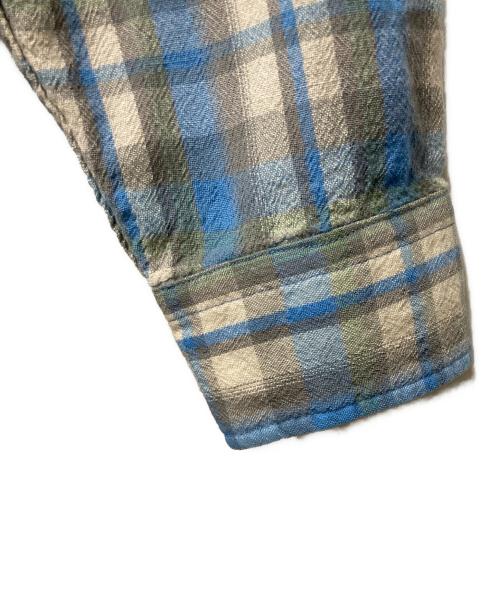 PENDLETON（ペンドルトン）PENDLETON (ペンドルトン) ボードシャツ / ウールチェックシャツ ブルー×グレー サイズ:Ｍの古着・服飾アイテム