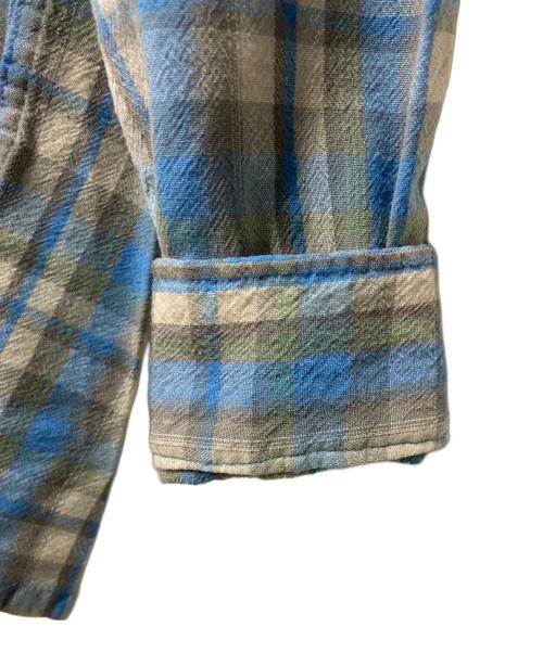 PENDLETON（ペンドルトン）PENDLETON (ペンドルトン) ボードシャツ / ウールチェックシャツ ブルー×グレー サイズ:Ｍの古着・服飾アイテム