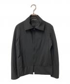 yohji yamamoto+noirヨウジヤマモトプリュスノアール）の古着「ウールスタンドカラージャケット」｜ブラック