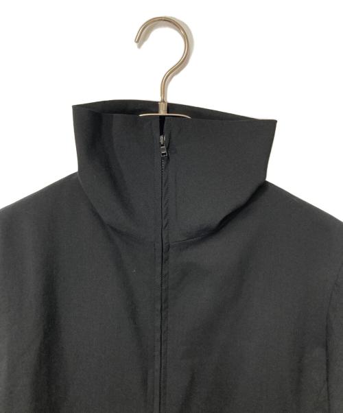 yohji yamamoto+noir（ヨウジヤマモトプリュスノアール）yohji yamamoto+Noir (ヨウジヤマモトプリュスノアール) ウールスタンドカラージャケット ブラック サイズ:2の古着・服飾アイテム