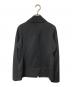 yohji yamamoto+Noir (ヨウジヤマモトプリュスノアール) ウールスタンドカラージャケット ブラック サイズ:2：10000円