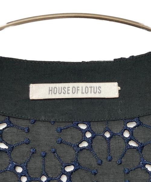 house of lotus（ハウスオブロータス）HOUSE OF LOTUS (ハウスオブロータス) カットワークワンピース ブラック サイズ:-の古着・服飾アイテム