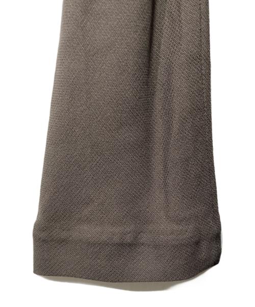 yohji yamamoto+noir（ヨウジヤマモトプリュスノアール）yohji yamamoto+Noir (ヨウジヤマモトプリュスノアール) レーヨンコート ブラウン サイズ:2の古着・服飾アイテム