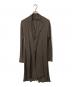 yohji yamamoto+Noir（ヨウジヤマモトプリュスノアール）の古着「レーヨンコート」｜ブラウン