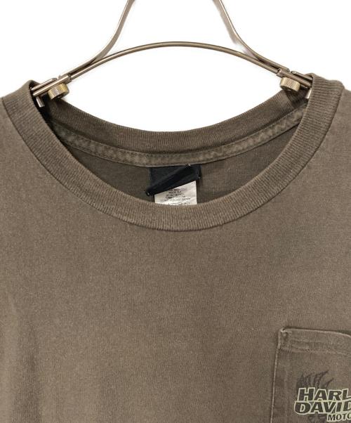 HARLEY-DAVIDSON（ハーレーダビッドソン）HARLEY-DAVIDSON (ハーレーダビッドソン) Tシャツ ブラウン サイズ:XLの古着・服飾アイテム