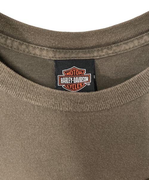 HARLEY-DAVIDSON（ハーレーダビッドソン）HARLEY-DAVIDSON (ハーレーダビッドソン) Tシャツ ブラウン サイズ:XLの古着・服飾アイテム