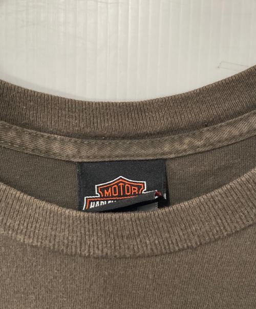 HARLEY-DAVIDSON（ハーレーダビッドソン）HARLEY-DAVIDSON (ハーレーダビッドソン) Tシャツ ブラウン サイズ:XLの古着・服飾アイテム