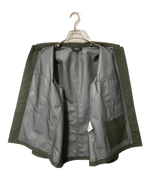 A.P.C.（アーペーセー）A.P.C. (アーペーセー) ナイロンカバーオール カーキ サイズ:Sの古着・服飾アイテム