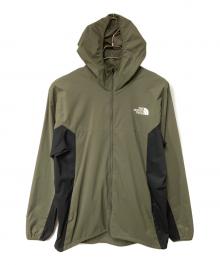 THE NORTH FACE（ザ ノース フェイス）の古着「エニータイムウィンドフーディ」｜カーキ×ブラック