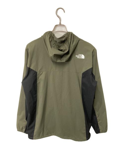 THE NORTH FACE（ザ ノース フェイス）THE NORTH FACE (ザ ノース フェイス) エニータイムウィンドフーディ カーキ×ブラック サイズ:Ｍの古着・服飾アイテム