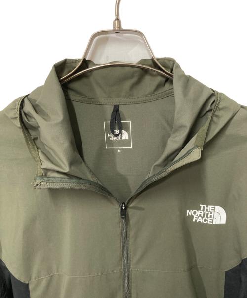 THE NORTH FACE（ザ ノース フェイス）THE NORTH FACE (ザ ノース フェイス) エニータイムウィンドフーディ カーキ×ブラック サイズ:Ｍの古着・服飾アイテム