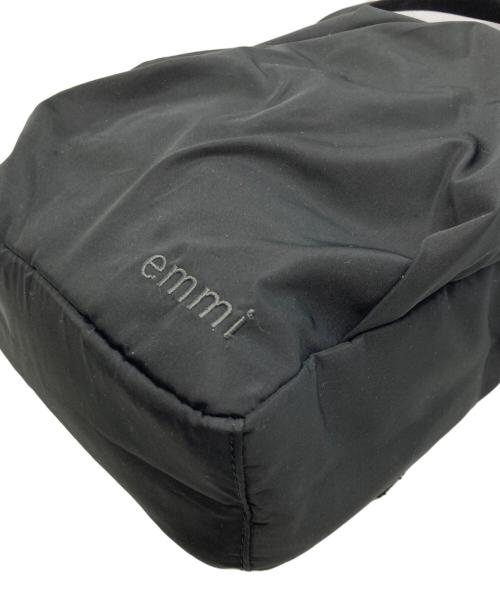 emmi atelier（エミアトリエ）emmi atelier (エミアトリエ) eco 撥水ギャザーミニショルダーバッグ ブラックの古着・服飾アイテム