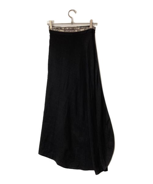 YOHJI YAMAMOTO（ヨウジヤマモト）YOHJI YAMAMOTO (ヨウジヤマモト) ラップスカート ブラック サイズ:1の古着・服飾アイテム
