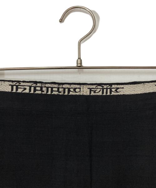 YOHJI YAMAMOTO（ヨウジヤマモト）YOHJI YAMAMOTO (ヨウジヤマモト) ラップスカート ブラック サイズ:1の古着・服飾アイテム