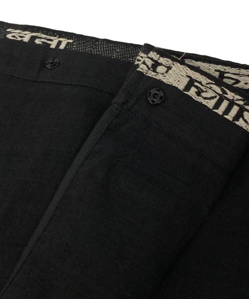 YOHJI YAMAMOTO（ヨウジヤマモト）YOHJI YAMAMOTO (ヨウジヤマモト) ラップスカート ブラック サイズ:1の古着・服飾アイテム