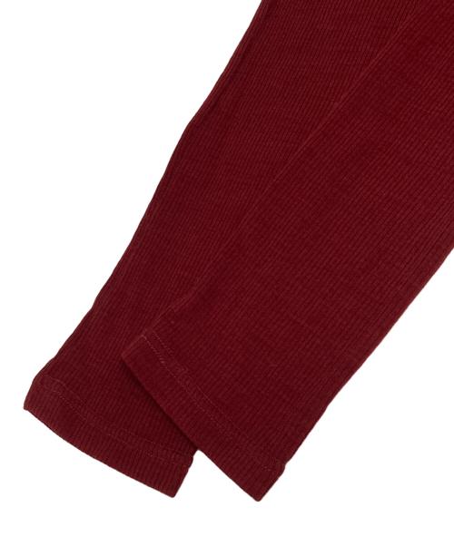 YOHJI YAMAMOTO（ヨウジヤマモト）YOHJI YAMAMOTO (ヨウジヤマモト) 変形ロングスリーブカットソー レッド サイズ:2の古着・服飾アイテム