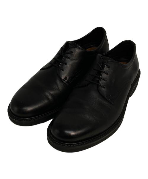 ECCO（エコー）ECCO (エコー) メトロポールロンドン レザーダービーシューズ ブラック サイズ:43の古着・服飾アイテム