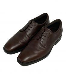 ECCO（エコー）の古着「レザーダービージュース」｜ブラウン