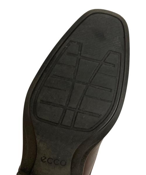 ECCO（エコー）ECCO (エコー) レザーダービージュース ブラウン サイズ:43の古着・服飾アイテム