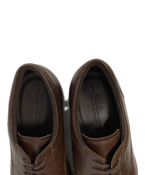 ECCO（エコー）ECCO (エコー) レザーダービージュース ブラウン サイズ:43の古着・服飾アイテム