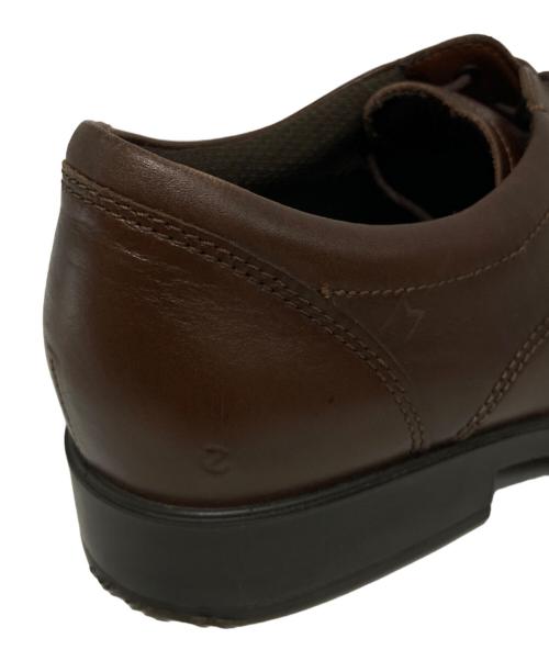 ECCO（エコー）ECCO (エコー) レザーダービージュース ブラウン サイズ:43の古着・服飾アイテム