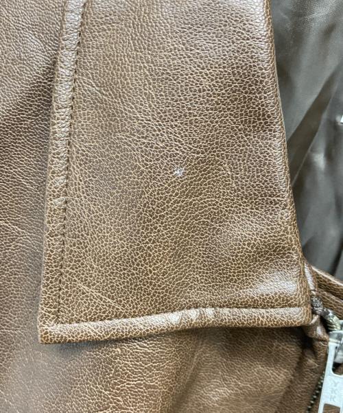 ungird（アングリッド）ungird (アングリッド) フェイクレザーブルゾン ブラウン サイズ:Freeの古着・服飾アイテム
