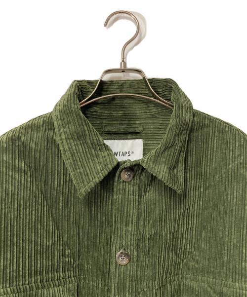 WTAPS（ダブルタップス）WTAPS (ダブルタップス) WCPO / LS / COTTON. CORDUROY グリーン サイズ:X04 実寸参照の古着・服飾アイテム