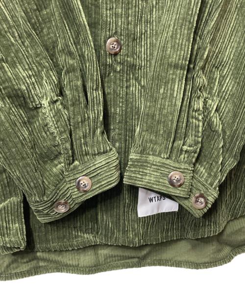 WTAPS（ダブルタップス）WTAPS (ダブルタップス) WCPO / LS / COTTON. CORDUROY グリーン サイズ:X04 実寸参照の古着・服飾アイテム