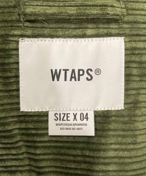 WTAPS（ダブルタップス）WTAPS (ダブルタップス) WCPO / LS / COTTON. CORDUROY グリーン サイズ:X04 実寸参照の古着・服飾アイテム