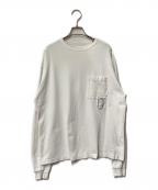 NEIGHBORHOODネイバーフッド）の古着「BW CREWNECK-P LS」｜ホワイト