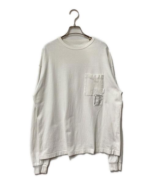 NEIGHBORHOOD（ネイバーフッド）NEIGHBORHOOD (ネイバーフッド) BW CREWNECK-P LS ホワイト サイズ:Mの古着・服飾アイテム