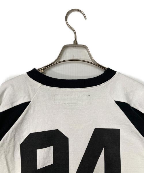 NEIGHBORHOOD（ネイバーフッド）NEIGHBORHOOD (ネイバーフッド) HOCKEY SHIRT LS ホワイト×ブラック サイズ:Lの古着・服飾アイテム