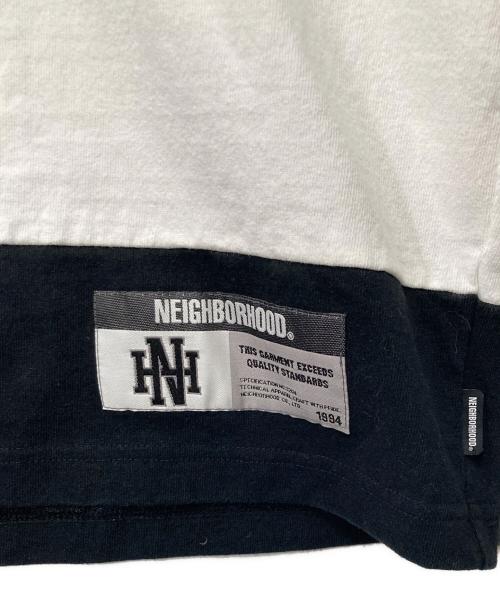 NEIGHBORHOOD（ネイバーフッド）NEIGHBORHOOD (ネイバーフッド) HOCKEY SHIRT LS ホワイト×ブラック サイズ:Lの古着・服飾アイテム