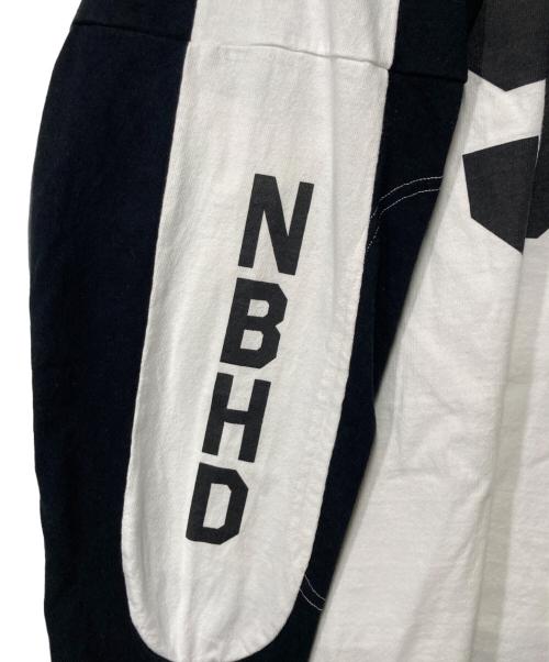 NEIGHBORHOOD（ネイバーフッド）NEIGHBORHOOD (ネイバーフッド) HOCKEY SHIRT LS ホワイト×ブラック サイズ:Lの古着・服飾アイテム