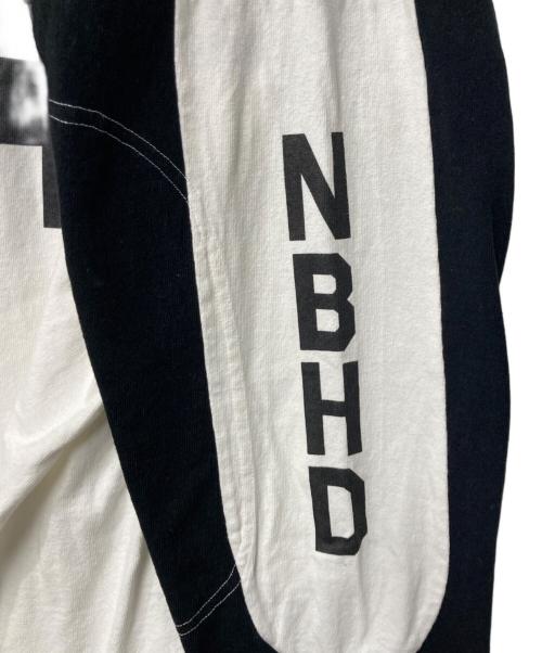 NEIGHBORHOOD（ネイバーフッド）NEIGHBORHOOD (ネイバーフッド) HOCKEY SHIRT LS ホワイト×ブラック サイズ:Lの古着・服飾アイテム
