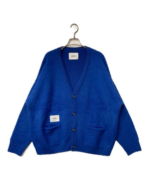 WTAPS（ダブルタップス）WTAPS (ダブルタップス) PALMER / SWEATER / ACRYLIC ブルー サイズ:X2 実寸参照の古着・服飾アイテム