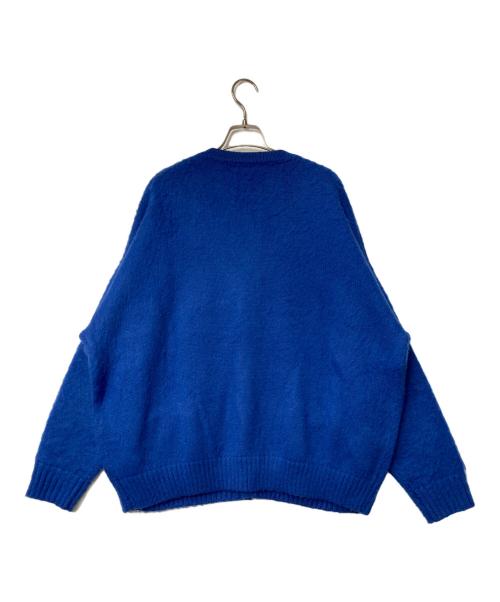 WTAPS（ダブルタップス）WTAPS (ダブルタップス) PALMER / SWEATER / ACRYLIC ブルー サイズ:X2 実寸参照の古着・服飾アイテム