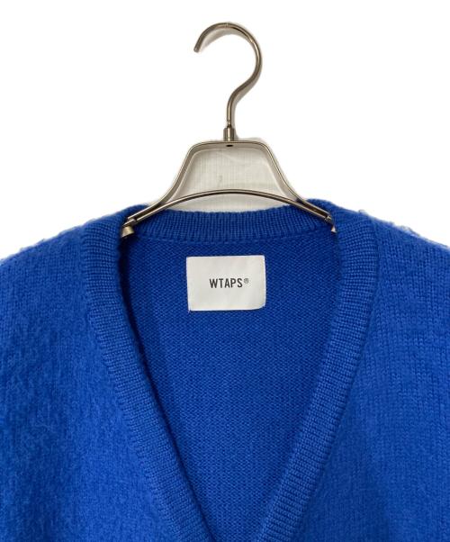 WTAPS（ダブルタップス）WTAPS (ダブルタップス) PALMER / SWEATER / ACRYLIC ブルー サイズ:X2 実寸参照の古着・服飾アイテム