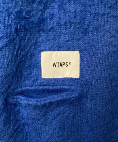 WTAPS（ダブルタップス）WTAPS (ダブルタップス) PALMER / SWEATER / ACRYLIC ブルー サイズ:X2 実寸参照の古着・服飾アイテム
