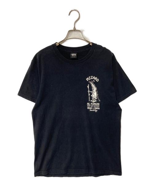 stussy（ステューシー）stussy (ステューシー) プリントTシャツ ブラック サイズ:Ｍの古着・服飾アイテム