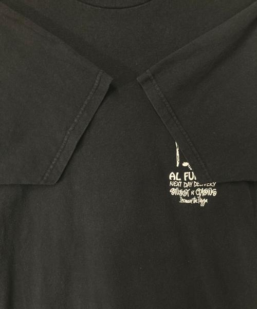 stussy（ステューシー）stussy (ステューシー) プリントTシャツ ブラック サイズ:Ｍの古着・服飾アイテム