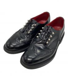Tricker's×THE OLD CURIOSITY SHOP（トリッカーズ×オールドキュリオシティ・ショップ）の古着「ウィングチップシューズ」｜ブラック