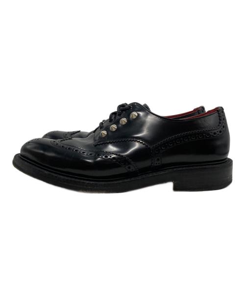 Tricker's（トリッカーズ）Tricker's (トリッカーズ) THE OLD CURIOSITY SHOP (オールドキュリオシティ・ショップ) ウィングチップシューズ ブラック サイズ:8 1/2の古着・服飾アイテム