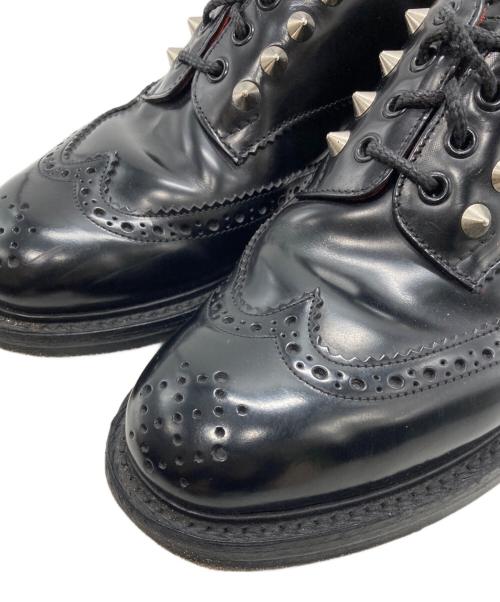 Tricker's（トリッカーズ）Tricker's (トリッカーズ) THE OLD CURIOSITY SHOP (オールドキュリオシティ・ショップ) ウィングチップシューズ ブラック サイズ:8 1/2の古着・服飾アイテム