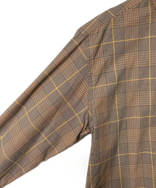 CANTATE（カンタータ）cantate (カンタータ) バンドカラーシャツ グレー サイズ:48の古着・服飾アイテム