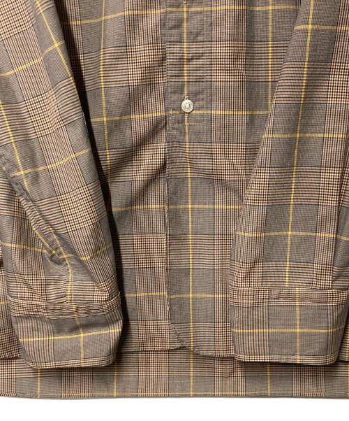 CANTATE（カンタータ）cantate (カンタータ) バンドカラーシャツ グレー サイズ:48の古着・服飾アイテム