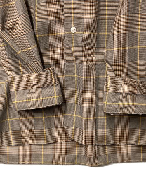 CANTATE（カンタータ）cantate (カンタータ) バンドカラーシャツ グレー サイズ:48の古着・服飾アイテム