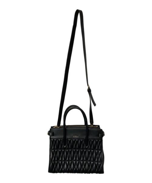FURLA（フルラ）FURLA (フルラ) 2WAYショルダーバッグ ブラックの古着・服飾アイテム