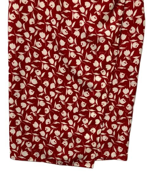 ROSY LUCE（ロージールーチェ）ROSY LUCE (ロージールーチェ) TULIP SQUARE NECK DRESS レッド サイズ:Sの古着・服飾アイテム