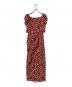 ROSY LUCE (ロージールーチェ) TULIP SQUARE NECK DRESS レッド サイズ:S：7000円